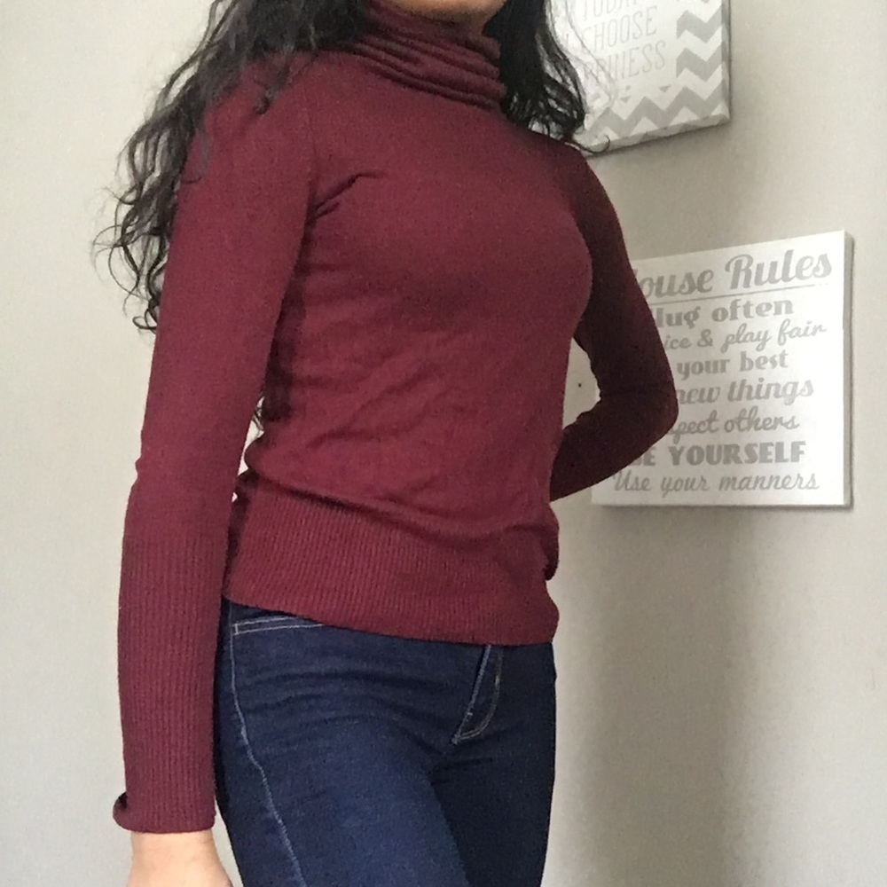 Red Turtleneck